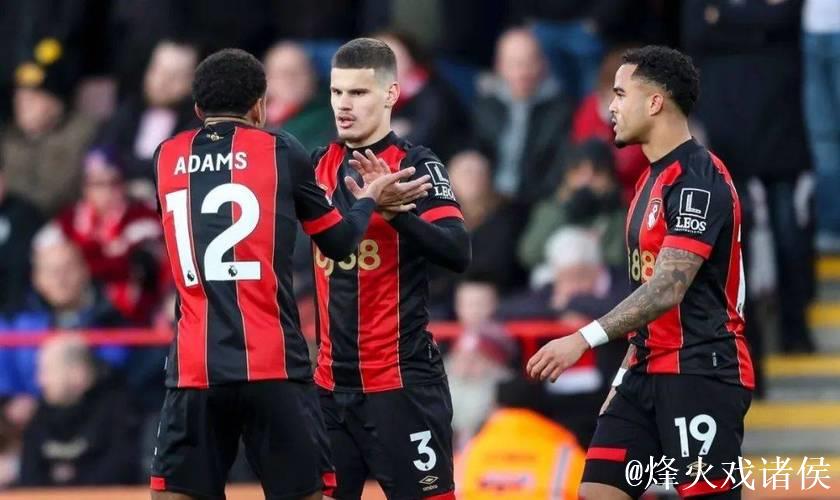 本场曼联与伯恩茅斯合计完成39次射门，为本季英超单场最多